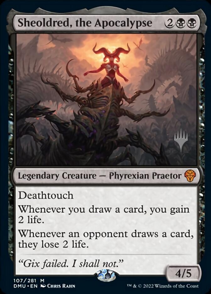 Sheoldred, the Apocalypse (Promo Pack) [Dominaria United Promos] | Game Master's Emporium (The New GME)