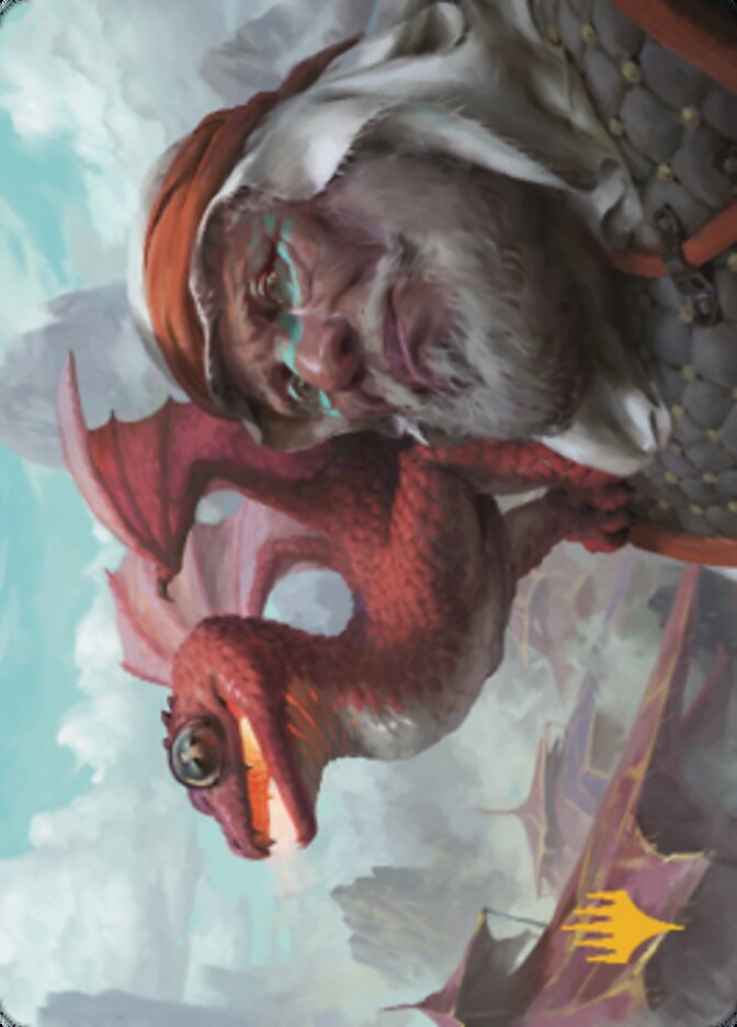 Dragon Whelp Art Card (Gold-Stamped Signature) [Dominaria United Art Series] | Game Master's Emporium (The New GME)