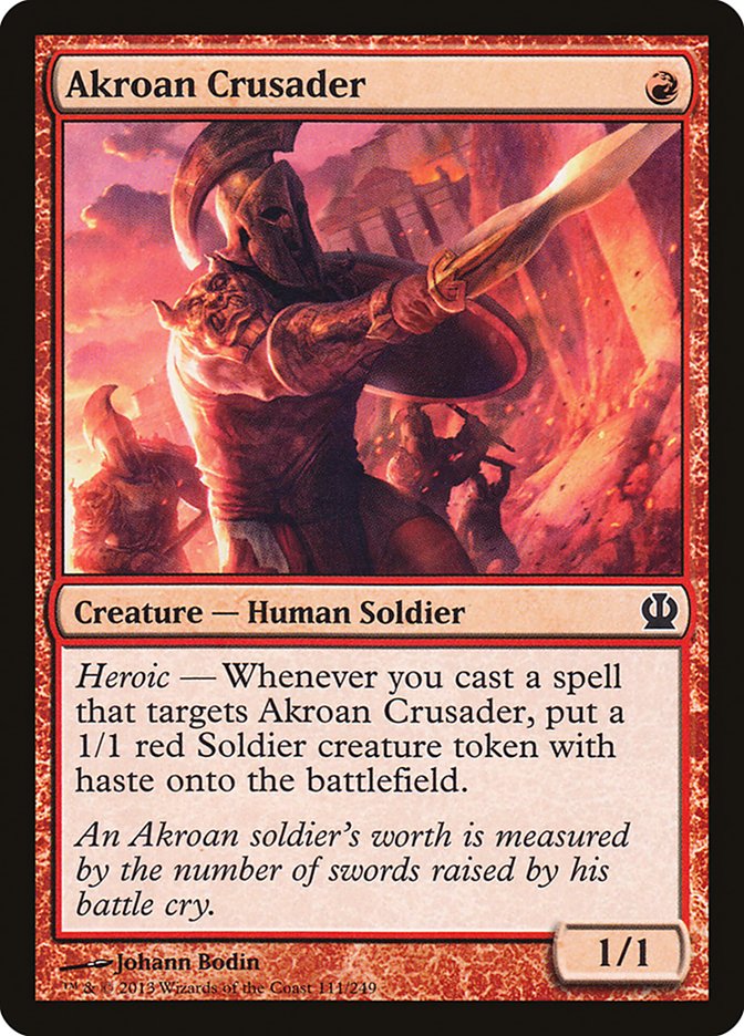 Akroan Crusader [Theros] | Game Master's Emporium (The New GME)