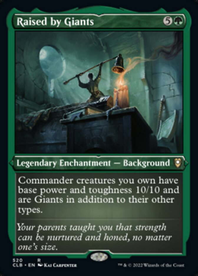 Raised by Giants (Foil Etched) [Commander Legends: Battle for Baldur's Gate] | Game Master's Emporium (The New GME)