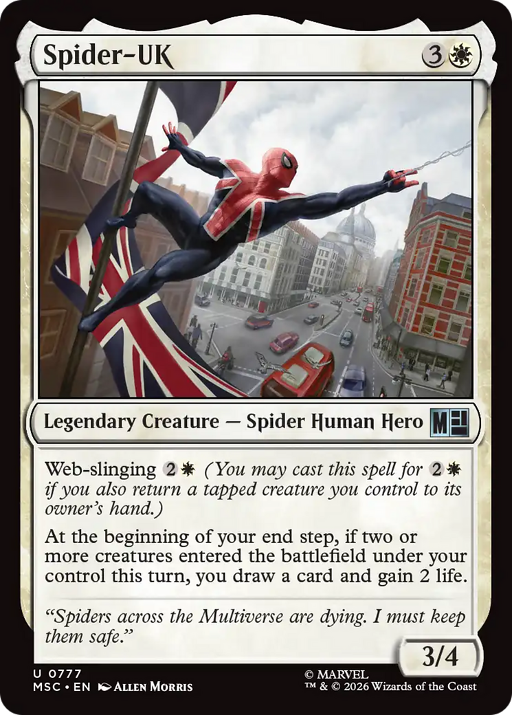 Spider-UK [Marvel Super Heroes Commander] | Game Master's Emporium (The New GME)