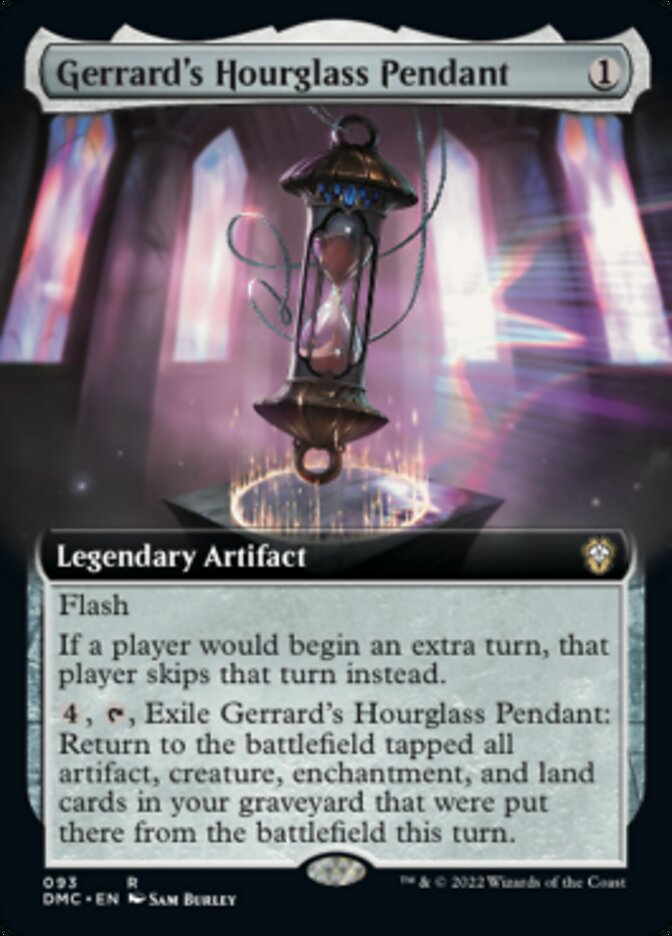 Gerrard's Hourglass Pendant (Extended Art) [Dominaria United Commander] | Game Master's Emporium (The New GME)