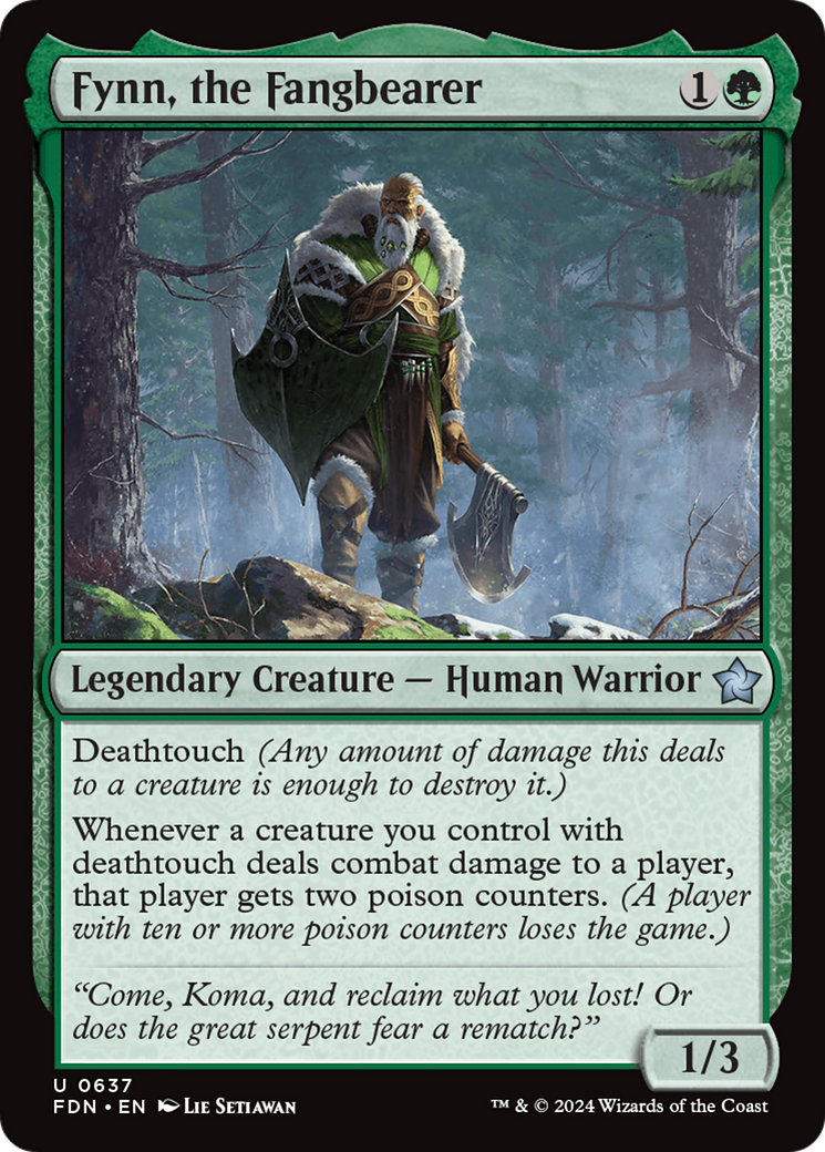 Fynn, the Fangbearer [Foundations] | Game Master's Emporium (The New GME)