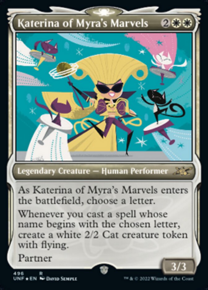 Katerina of Myra's Marvels (Showcase) (Galaxy Foil) [Unfinity] | Game Master's Emporium (The New GME)