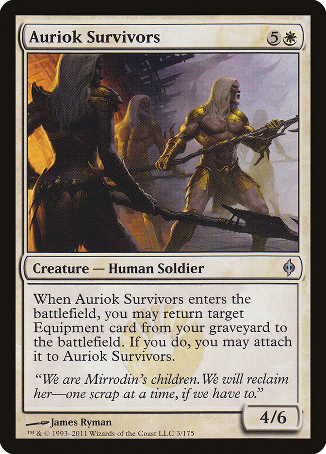 Auriok Survivors [New Phyrexia] | Game Master's Emporium (The New GME)