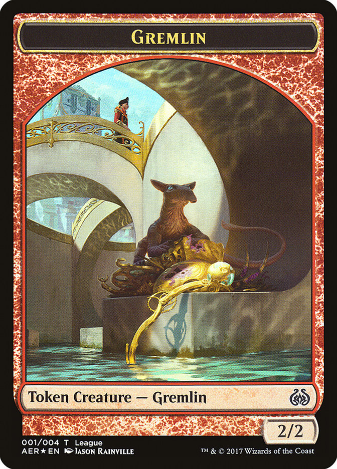 Gremlin // Energy Reserve Double-Sided Token [League Tokens 2017] | Game Master's Emporium (The New GME)