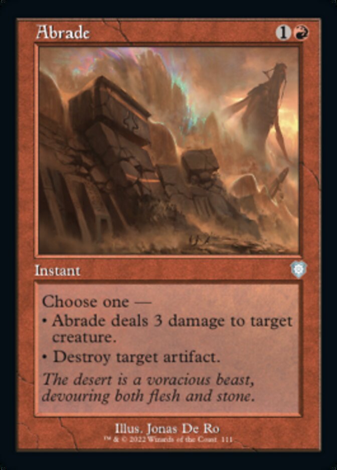Abrade (Retro) [The Brothers' War Commander] | Game Master's Emporium (The New GME)