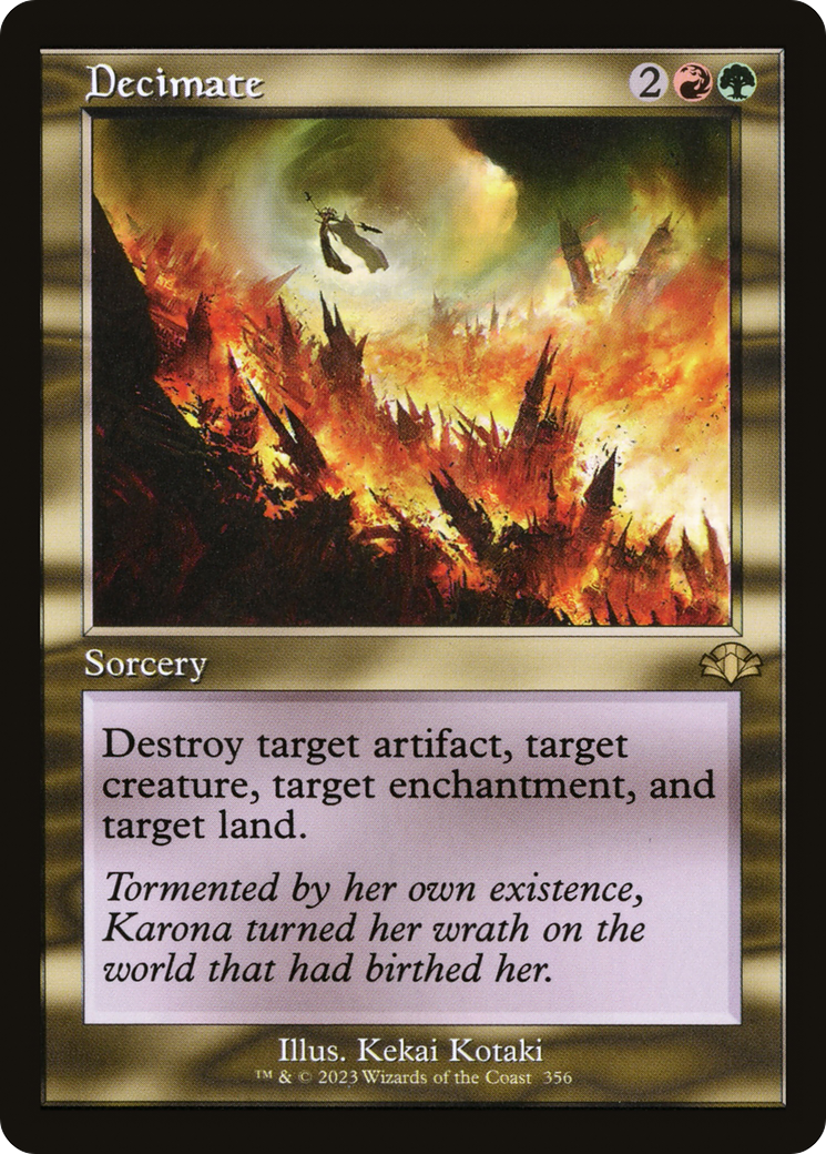 Decimate (Retro) [Dominaria Remastered] | Game Master's Emporium (The New GME)