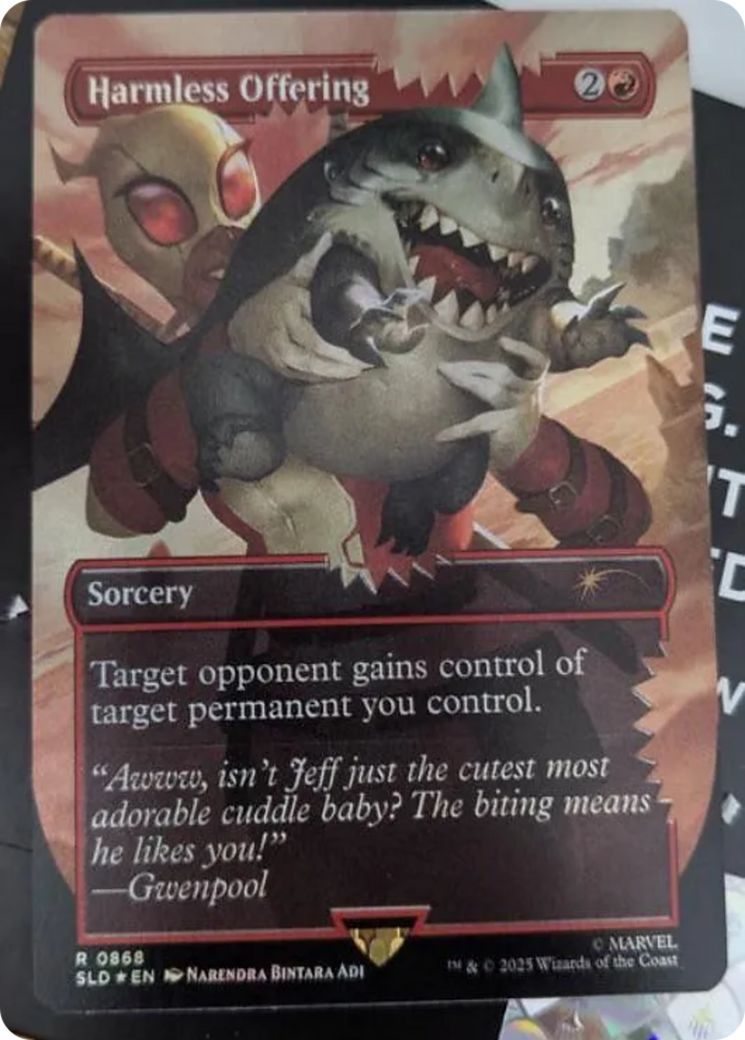 Harmless Offering (Rainbow Foil) [Secret Lair Drop Series] | Game Master's Emporium (The New GME)