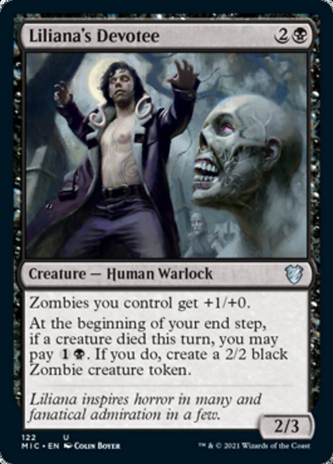 Liliana's Devotee [Innistrad: Midnight Hunt Commander] | Game Master's Emporium (The New GME)