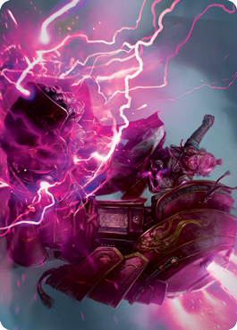 Voltage Surge Art Card [Kamigawa: Neon Dynasty Art Series] | Game Master's Emporium (The New GME)