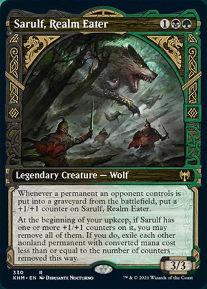 Sarulf, Realm Eater (Showcase) [Kaldheim] | Game Master's Emporium (The New GME)