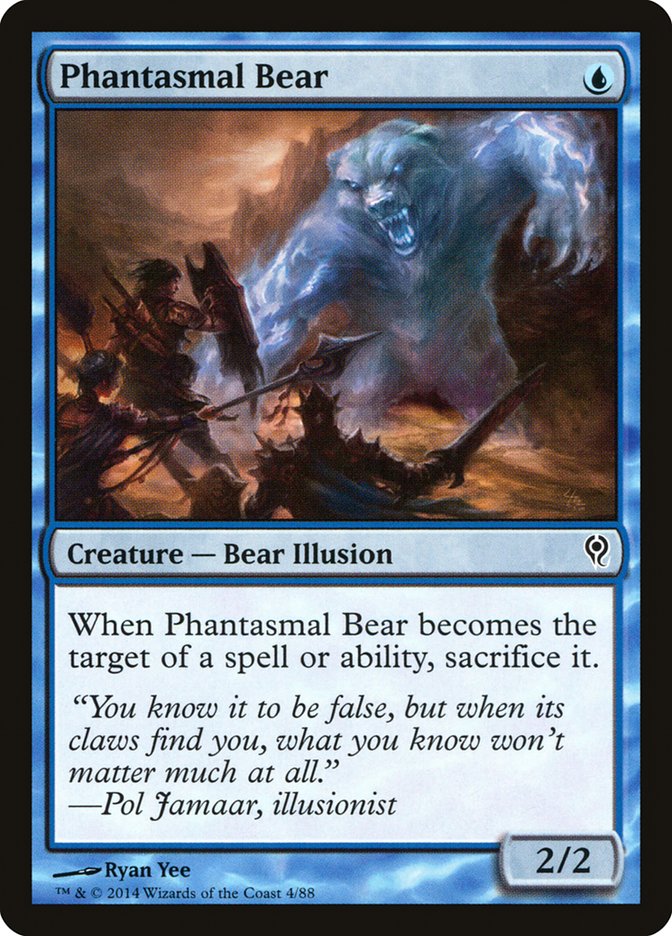 Phantasmal Bear [Duel Decks: Jace vs. Vraska] | Game Master's Emporium (The New GME)