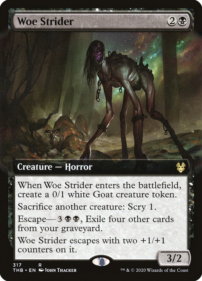 Woe Strider (Extended Art) [Theros Beyond Death] | Game Master's Emporium (The New GME)