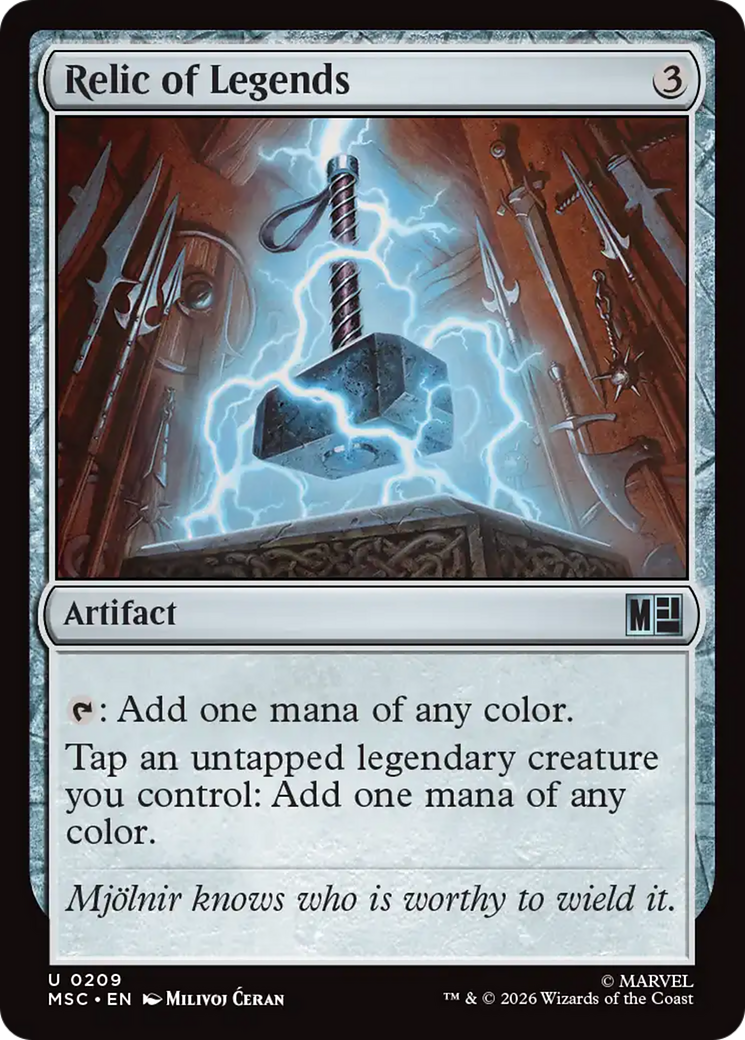 Relic of Legends [Marvel Super Heroes Commander] | Game Master's Emporium (The New GME)