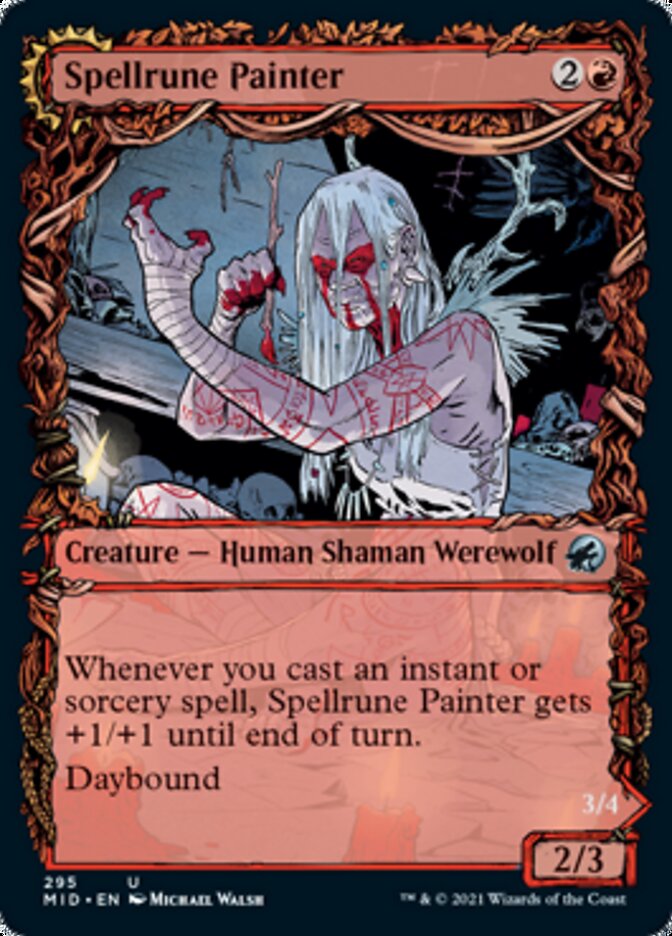 Spellrune Painter // Spellrune Howler (Showcase Equinox) [Innistrad: Midnight Hunt] | Game Master's Emporium (The New GME)