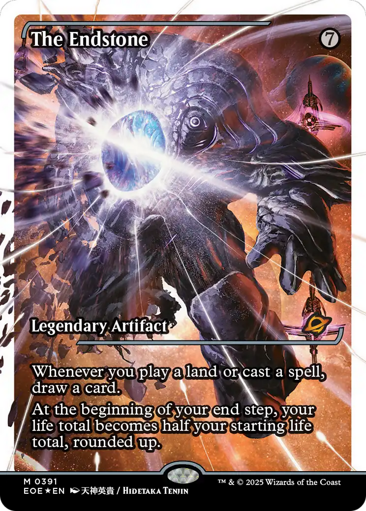 The Endstone (Showcase) (Fracture Foil) [Edge of Eternities] | Game Master's Emporium (The New GME)