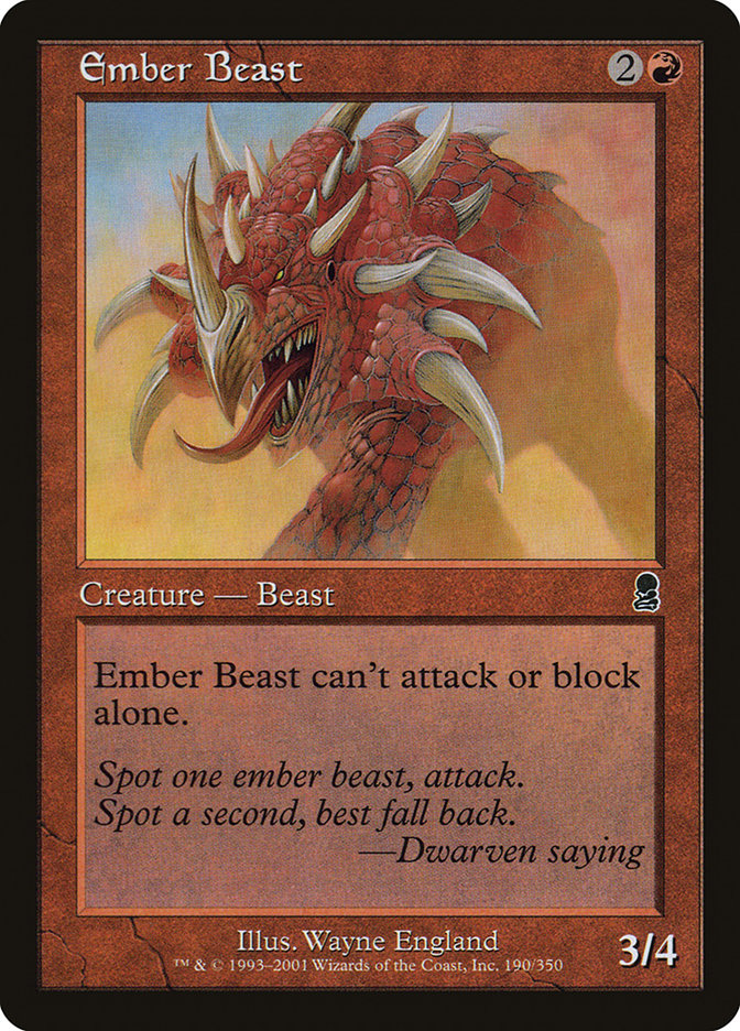 Ember Beast [Odyssey] | Game Master's Emporium (The New GME)