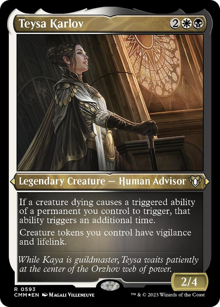 Teysa Karlov (Foil Etched) [Commander Masters] | Game Master's Emporium (The New GME)