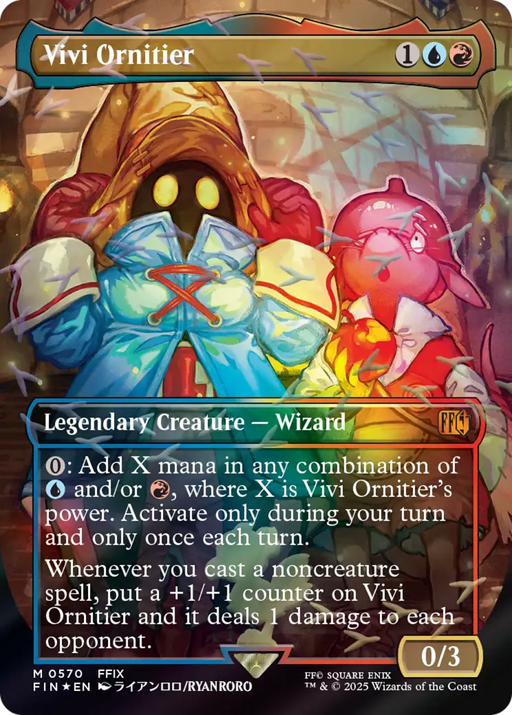 Vivi Ornitier (Borderless) (Chocobo Track Foil) [FINAL FANTASY] | Game Master's Emporium (The New GME)