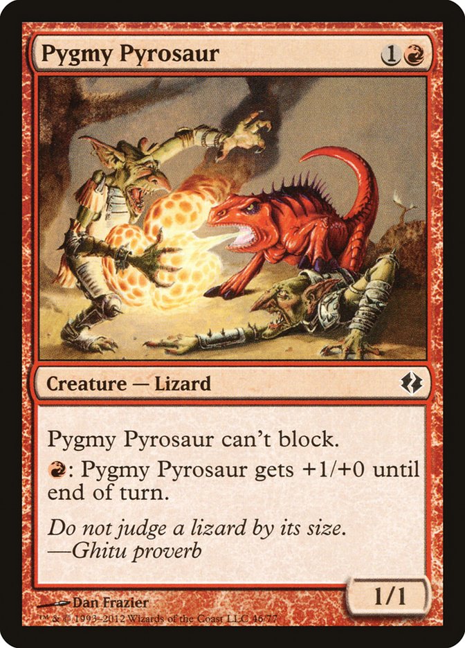Pygmy Pyrosaur [Duel Decks: Venser vs. Koth] | Game Master's Emporium (The New GME)