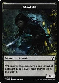 Assassin // Morph Double-Sided Token [Commander 2019 Tokens] | Game Master's Emporium (The New GME)