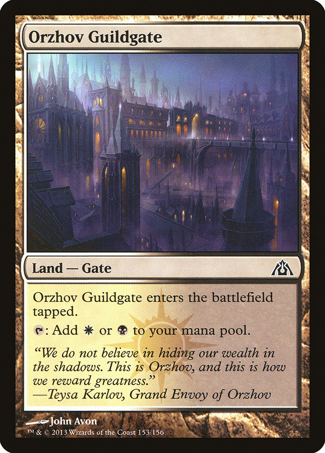 Orzhov Guildgate [Dragon's Maze] | Game Master's Emporium (The New GME)