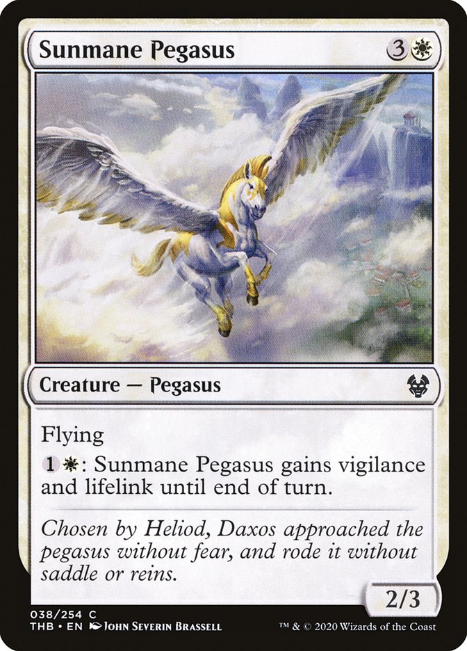 Sunmane Pegasus [Theros Beyond Death] | Game Master's Emporium (The New GME)