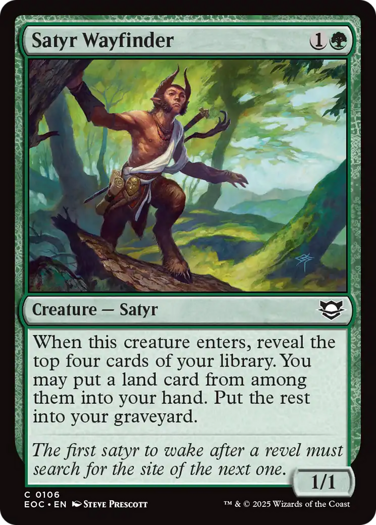 Satyr Wayfinder [Edge of Eternities Commander] | Game Master's Emporium (The New GME)