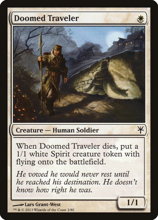 Doomed Traveler [Duel Decks: Sorin vs. Tibalt] | Game Master's Emporium (The New GME)
