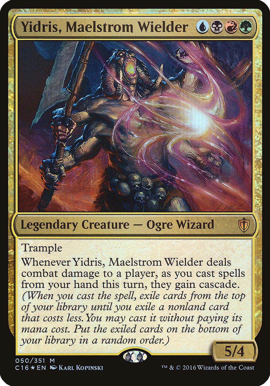 Yidris, Maelstrom Wielder (Oversized) [Commander 2016 Oversized] | Game Master's Emporium (The New GME)
