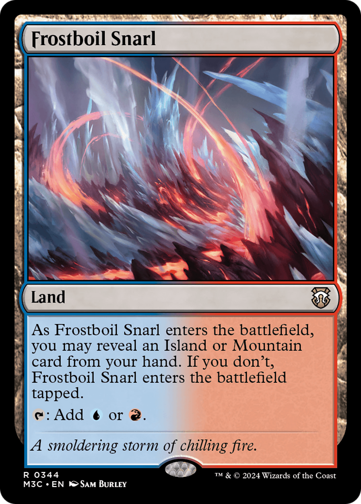 Frostboil Snarl (Ripple Foil) [Modern Horizons 3 Commander] | Game Master's Emporium (The New GME)