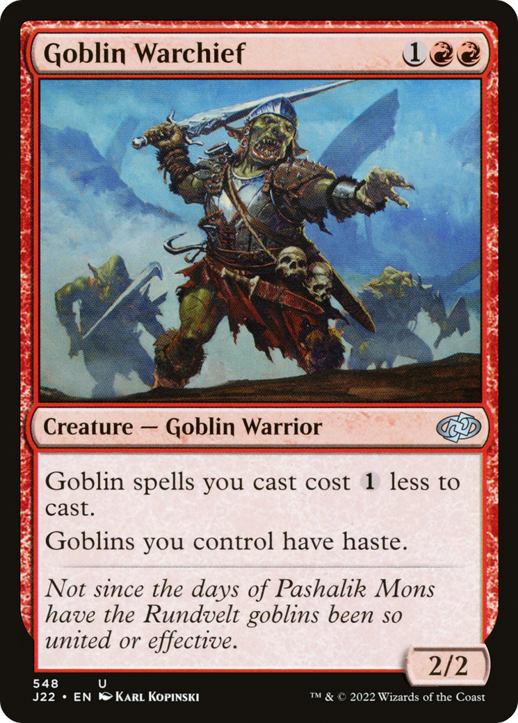 Goblin Warchief [Jumpstart 2022] | Game Master's Emporium (The New GME)