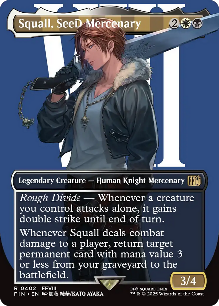 Squall, SeeD Mercenary (Borderless) [FINAL FANTASY] | Game Master's Emporium (The New GME)
