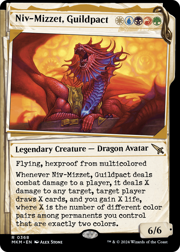 Niv-Mizzet, Guildpact (Showcase) (368) [Murders at Karlov Manor] | Game Master's Emporium (The New GME)