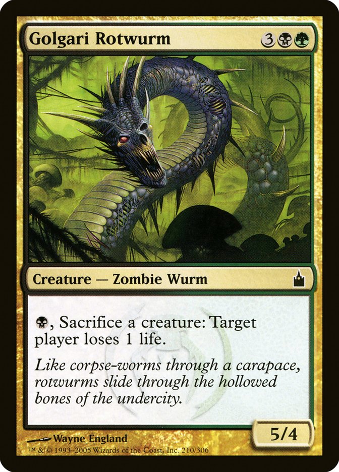 Golgari Rotwurm [Ravnica: City of Guilds] | Game Master's Emporium (The New GME)