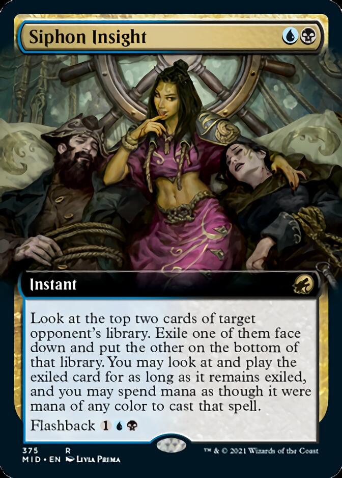 Siphon Insight (Extended Art) [Innistrad: Midnight Hunt] | Game Master's Emporium (The New GME)