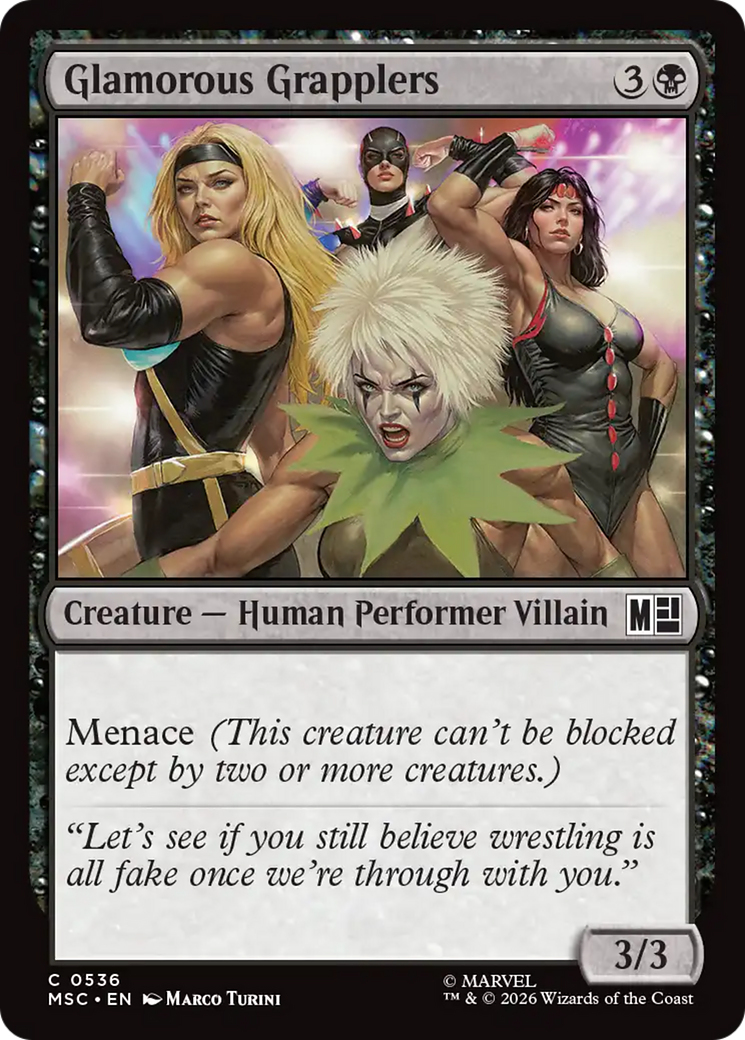 Glamorous Grapplers [Marvel Super Heroes Commander] | Game Master's Emporium (The New GME)