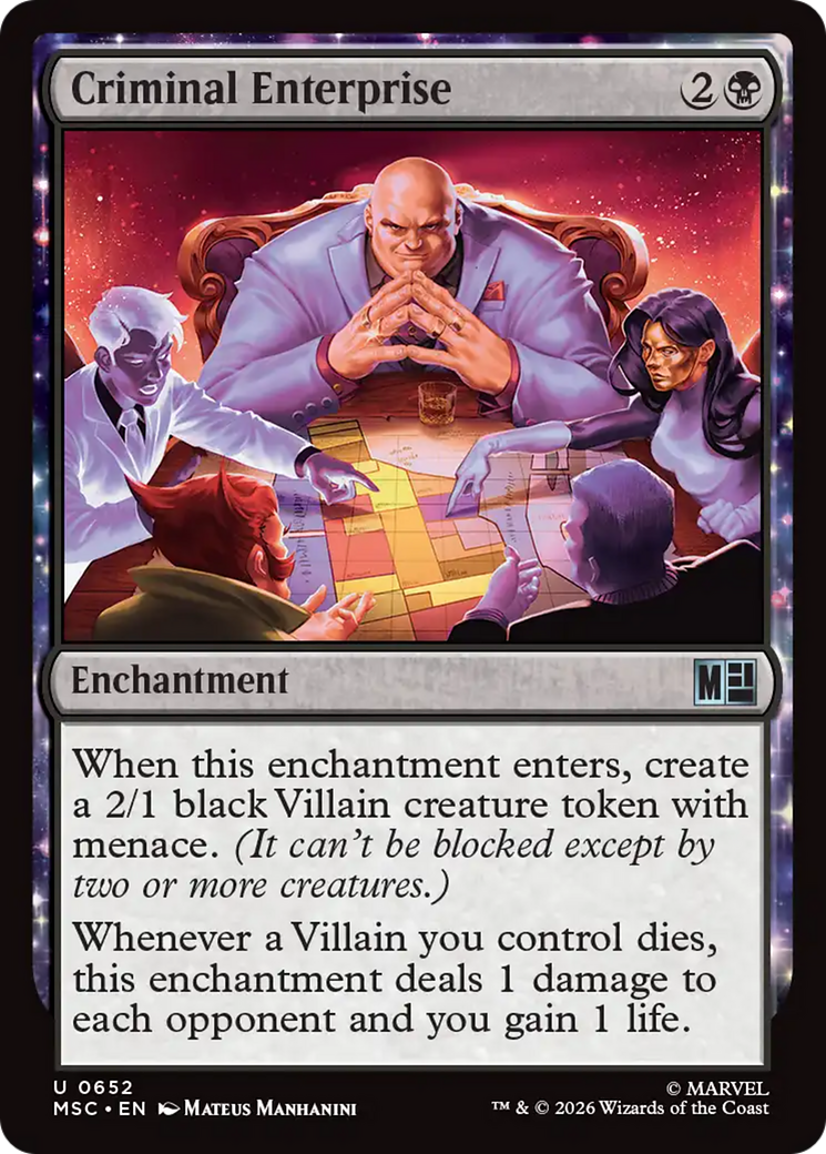 Criminal Enterprise [Marvel Super Heroes Commander] | Game Master's Emporium (The New GME)