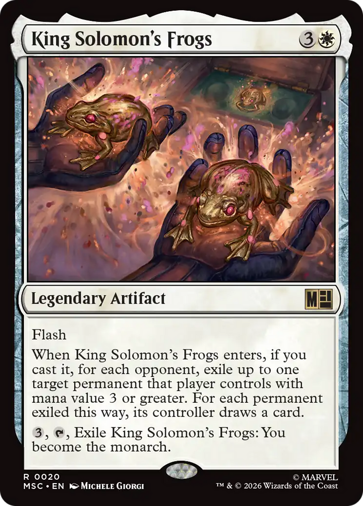 King Solomon's Frogs (Surge Foil) [Marvel Super Heroes Commander] | Game Master's Emporium (The New GME)