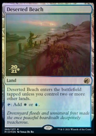 Deserted Beach [Innistrad: Midnight Hunt Prerelease Promos] | Game Master's Emporium (The New GME)