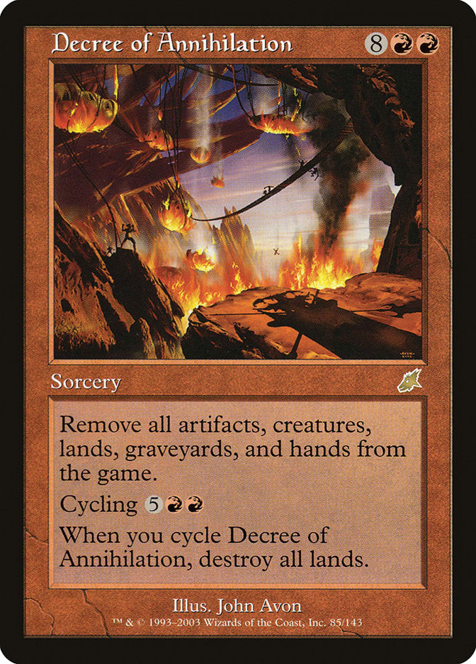 Decree of Annihilation [Scourge] | Game Master's Emporium (The New GME)