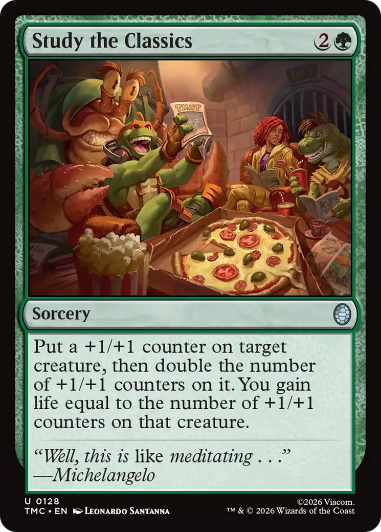 Study the Classics [Teenage Mutant Ninja Turtles Commander] | Game Master's Emporium (The New GME)