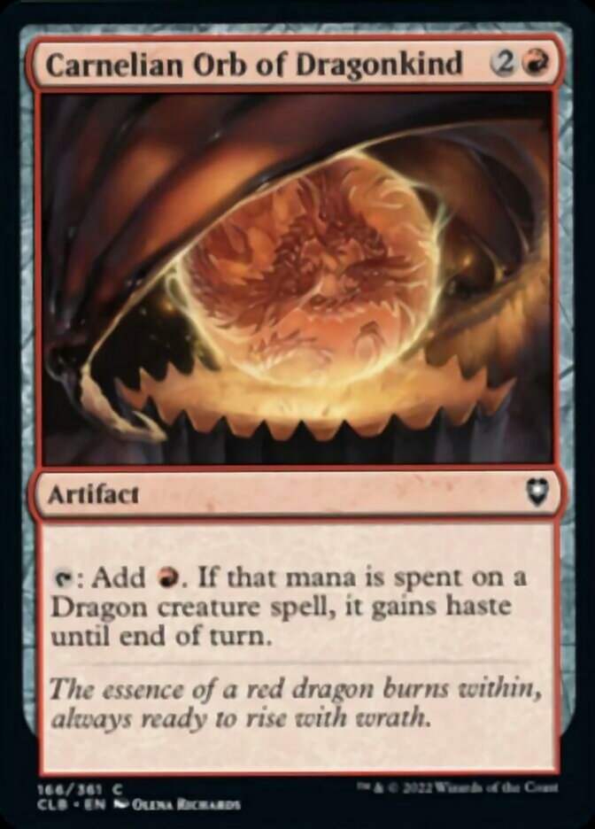 Carnelian Orb of Dragonkind [Commander Legends: Battle for Baldur's Gate] | Game Master's Emporium (The New GME)