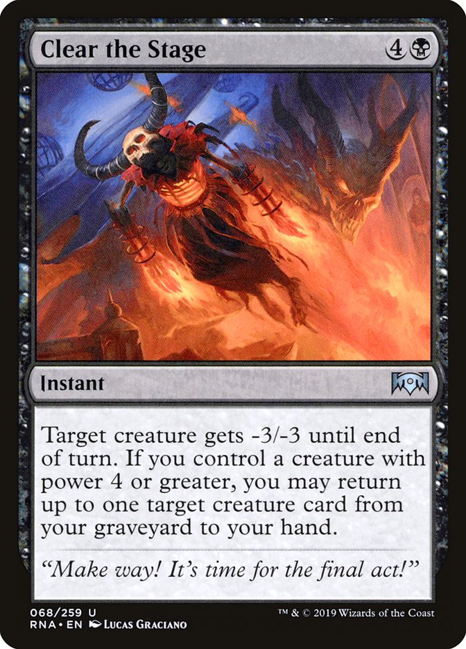 Clear the Stage [Ravnica Allegiance] | Game Master's Emporium (The New GME)