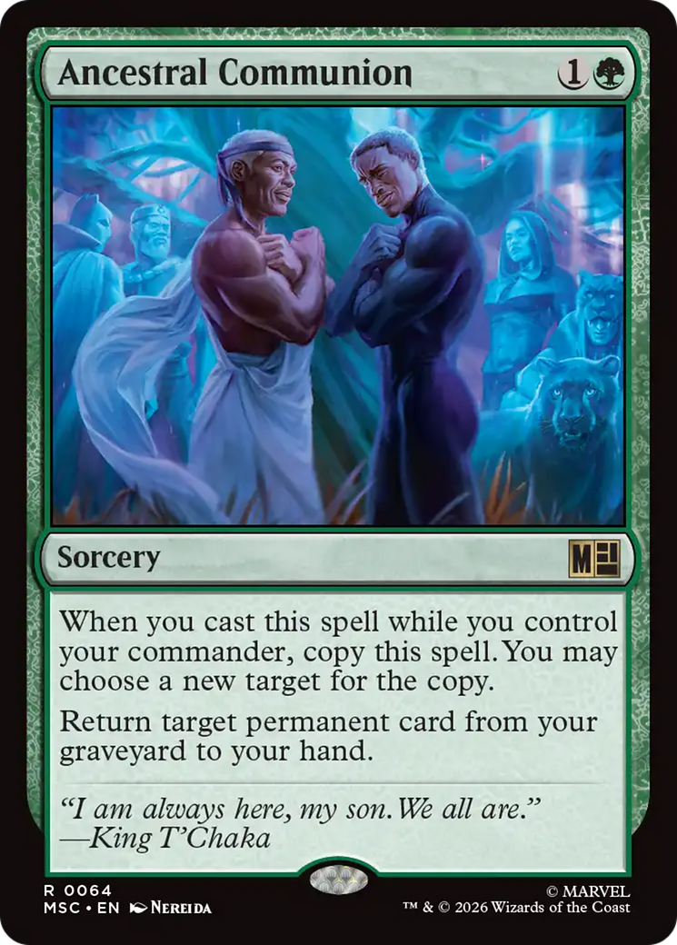 Ancestral Communion (Surge Foil) [Marvel Super Heroes Commander] | Game Master's Emporium (The New GME)