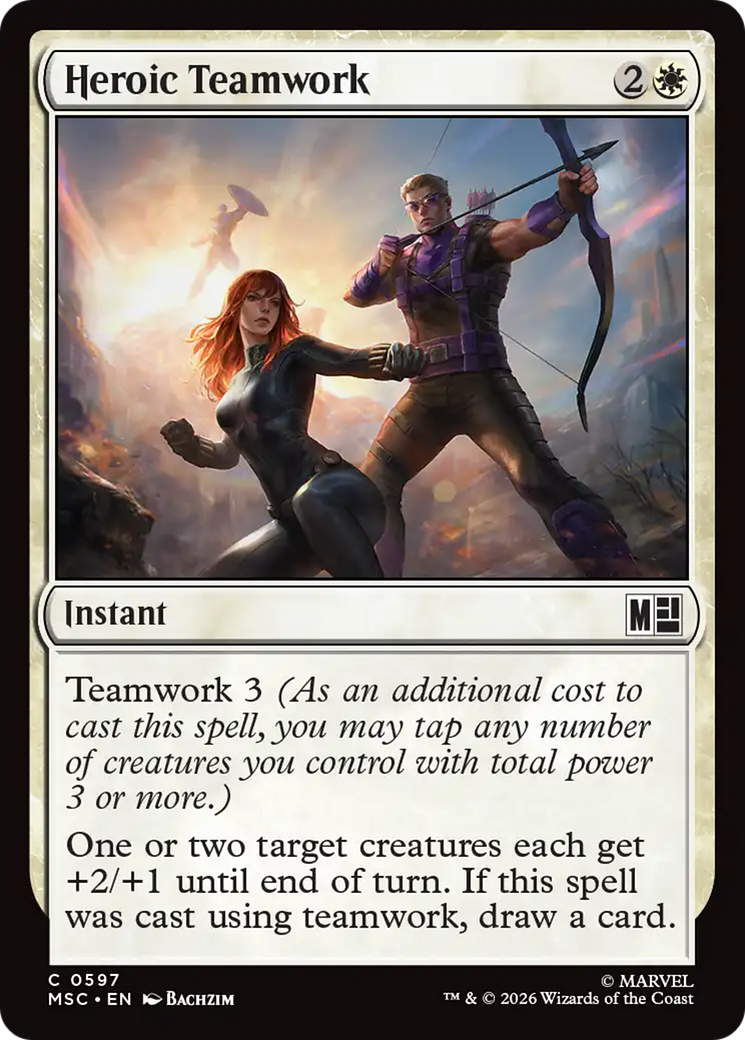 Heroic Teamwork [Marvel Super Heroes Commander] | Game Master's Emporium (The New GME)