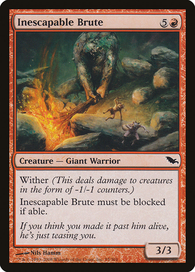 Inescapable Brute [Shadowmoor] | Game Master's Emporium (The New GME)