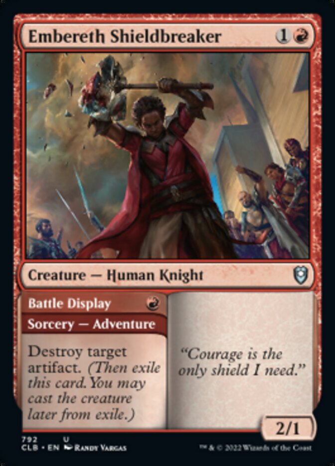 Embereth Shieldbreaker // Battle Display [Commander Legends: Battle for Baldur's Gate] | Game Master's Emporium (The New GME)