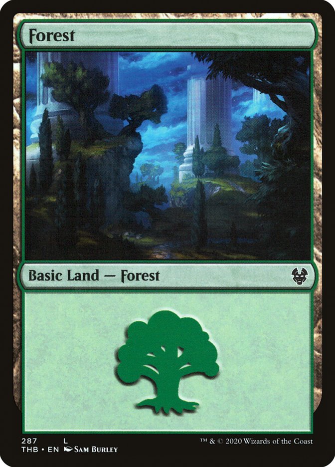 Forest (287) [Theros Beyond Death] | Game Master's Emporium (The New GME)